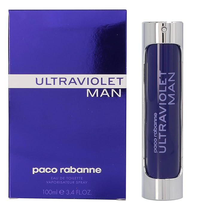 Ultraviolet Men Eau-de-toilette Spray by Paco Rabanne, 3.4 Ounce