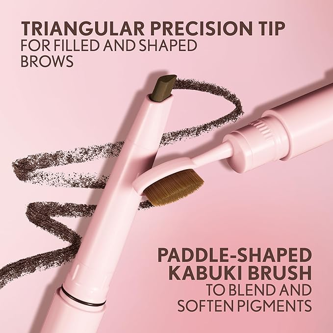 Covergirl Clean Fresh Brow Filler Pomade, 200 Blonde, Eyebrow Pencil, Ultra-Precise Tip, Creamy Formula, Highly Pigmented, Soft Matte Finish, Vegan Formula, 0.007oz