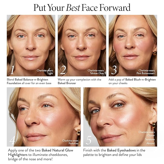 LAURA GELLER NEW YORK The Best of the Best Baked Palette - Full Size - Includes Bronzer, Blush, 2 Highlighters and 3 Eyeshadows - Travel-Friendly