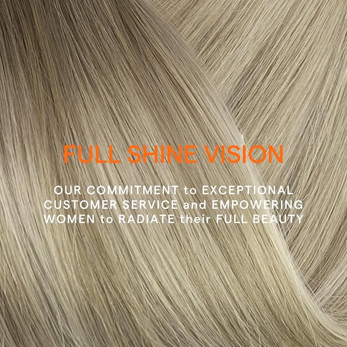 Full Shine Blonde Clip in Hair Extensions Real Human Hair Balayage Light Brown Ombre Blonde Mixed Brown Invisible Clip in Hair Extensions Double Weft Hairpiece 7 Pcs 20 Inch 120 G