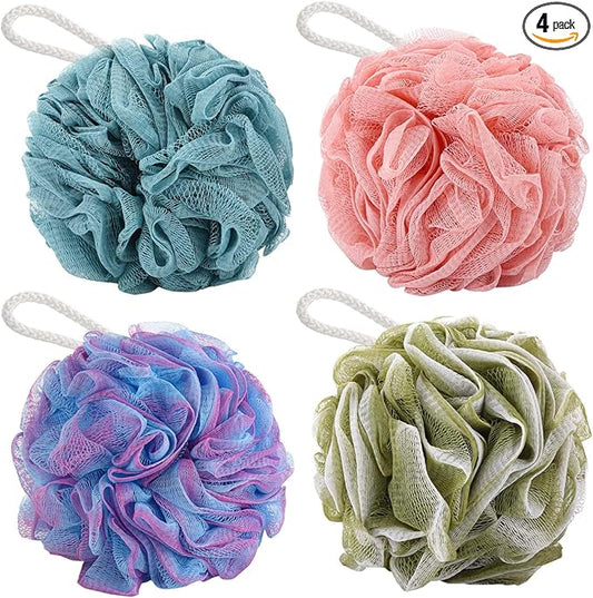 Btyms 4 pieces bath sponge