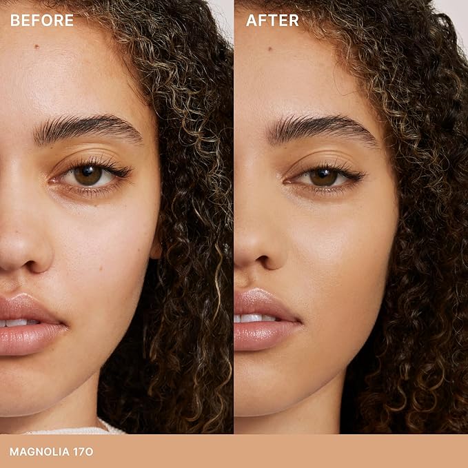 ILIA - Skin Rewind Complexion Stick - Foundation + Concealer + Skincare | Non-Toxic, Vegan, Cruelty-Free, Clean Makeup (17O - Magnolia, 0.35 oz | 10 g)