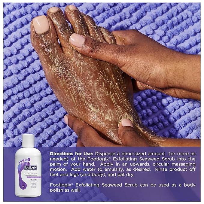 FOOTLOGIX Exfoliating Seaweed Scrub, 8.45 oz