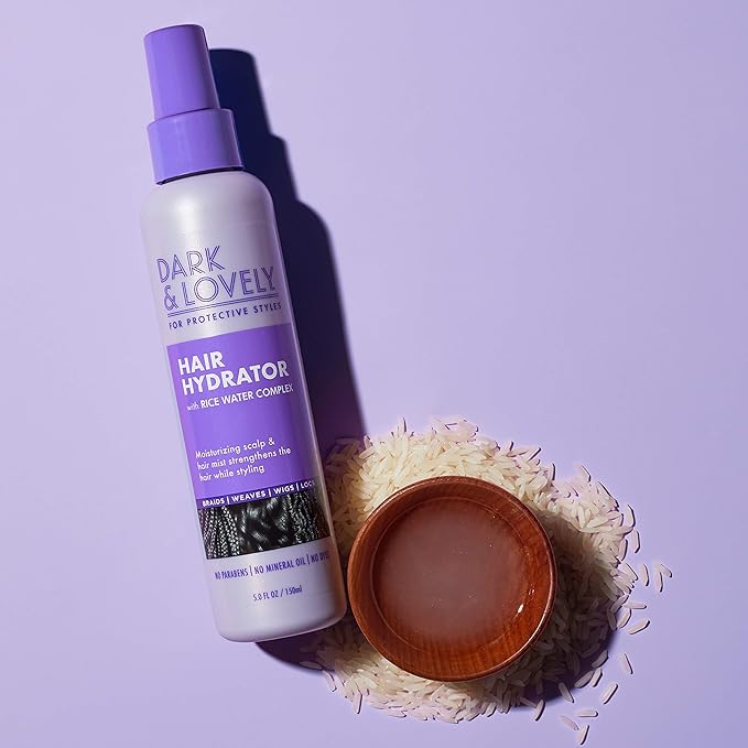 Dark and Lovely For Protective Styles Hair Hydrator with rice water complex 5.0 fl oz