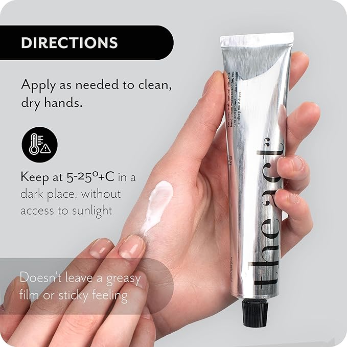 The Act Hand Cream for Women & Men, Lamellar Technology with Vitamins A & E for Deep Hydration and Anti-Aging, Moisturizing, Organic, Vegan (2 Fl Oz, Subtle Herbal)