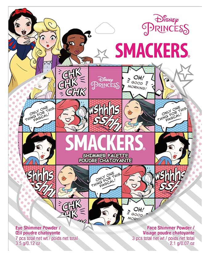 LIP SMACKER Lip Smacker Disney Comic Princess Makeup Palette Set - 0.44oz