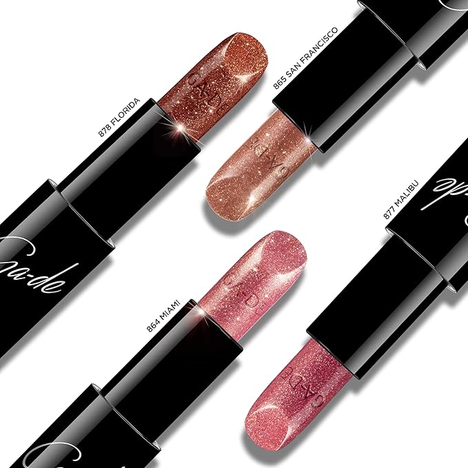 GA-DE Selfie Full Color Lipstick, 864 - Long Lasting High Pigment Lipstick with Argan Oil - Creamy Radiant Shine and Hydrating Benefits - 0.14 oz