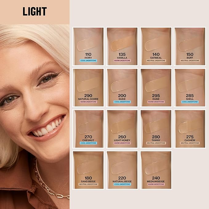 Revlon Liquid Foundation, ColorStay Face Makeup for Combination & Oily Skin, SPF 15, Medium-Full Coverage with Matte Finish, 275 Cashew, 1 Fl Oz