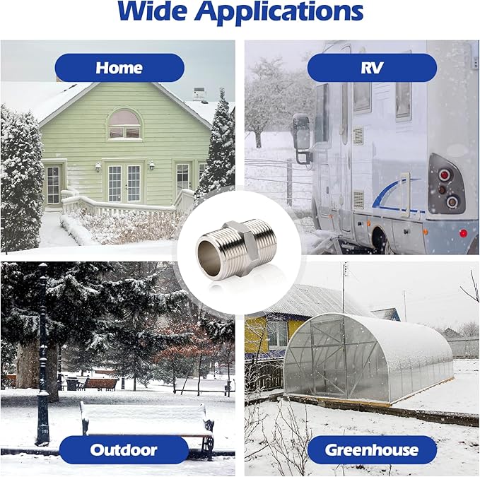 15FT Heated Water Hose for Rv,Heated Drinking Water Hose Antifreeze to -45°F,Great Rv Accessories for Campers,Livestock,Agriculture,Lead and BPA Free