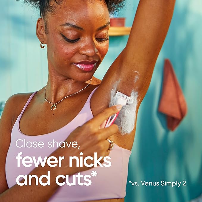 Gillette Venus Simply3 Women's Disposable Razors, 4 Count, 1 Pack