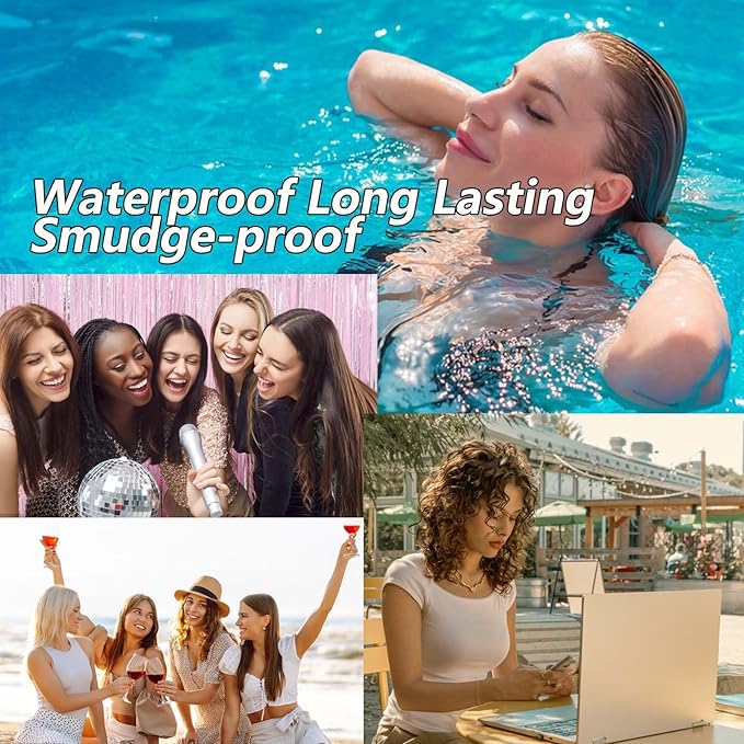 5 color set Eyeshadow Stick Eye Shadow Brightener Stick Eyeliner Pencil Cream Shimmer Glitter Smooth Eyeshadow Pencil Nude Korea Primer Highlighter Natural Waterproof Long Lasting