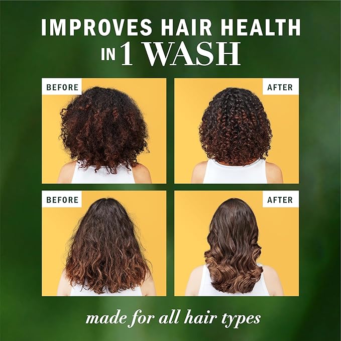 Herbal Essences Sulfate Free Shampoo with Honey for Daily Moisture, Nourishes Dry Hair, Moisturizing Shampoo with Certified Camellia Oil and Aloe Vera, Lightweight For All Hair Types, 33.8oz