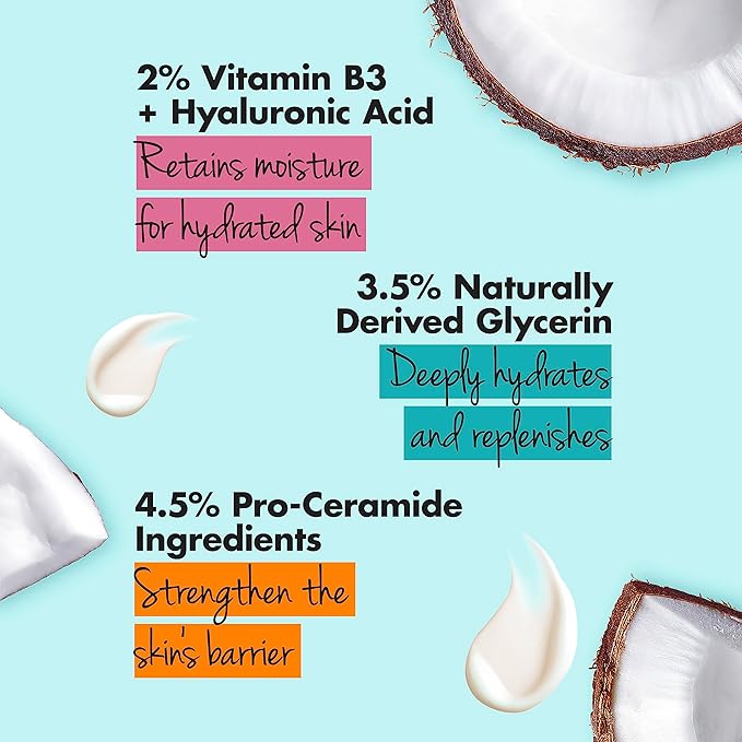 Love Beauty And Planet Lotion - Moisturizing Coconut Lotion with Hyaluronic Acid, Natural Body Lotion for Women, Dry Skin Lotion Scented with Mimosa Flower Extract, 16 Fl Oz (Pack of 2)