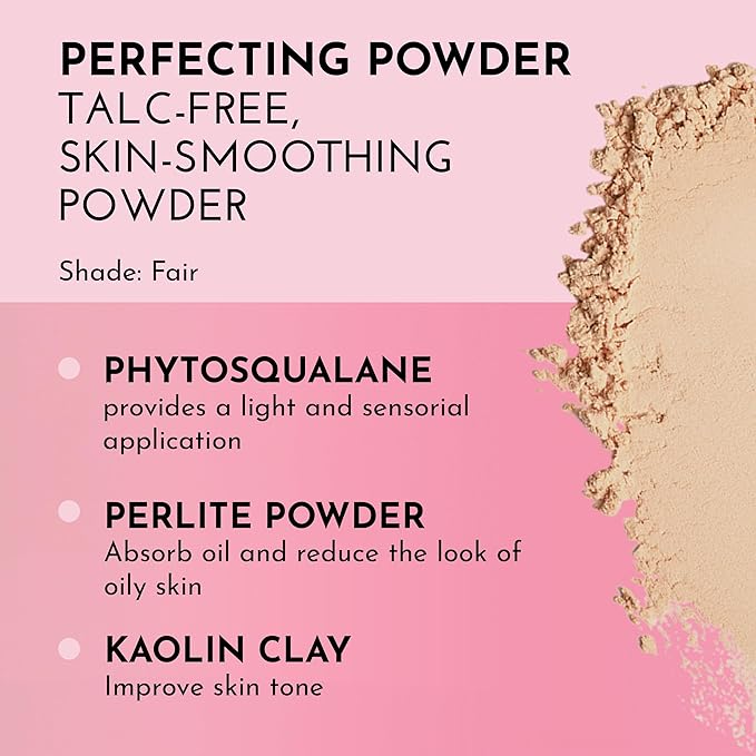 Lawless Talc-Free Skin-Smoothing Perfecting Powder - Fair - Premium Makeup, Skin Smoothing Powder with Natural Ingredients, Ultra-Fine Soft Focus Setting Powder, Talc Free - 0.34 oz