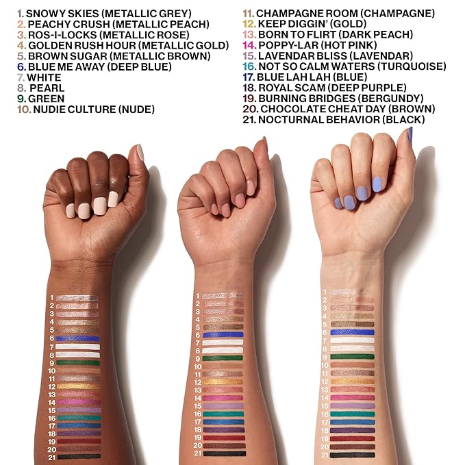 wet n wild Color Icon Cream Eyeliner Eyeshadow Multi-Stick, Moisturizing, Nourishing Velvety Cream-to-Powder Buildable & Blendable Formula, Cruelty-Free & Vegan - Brown Sugar