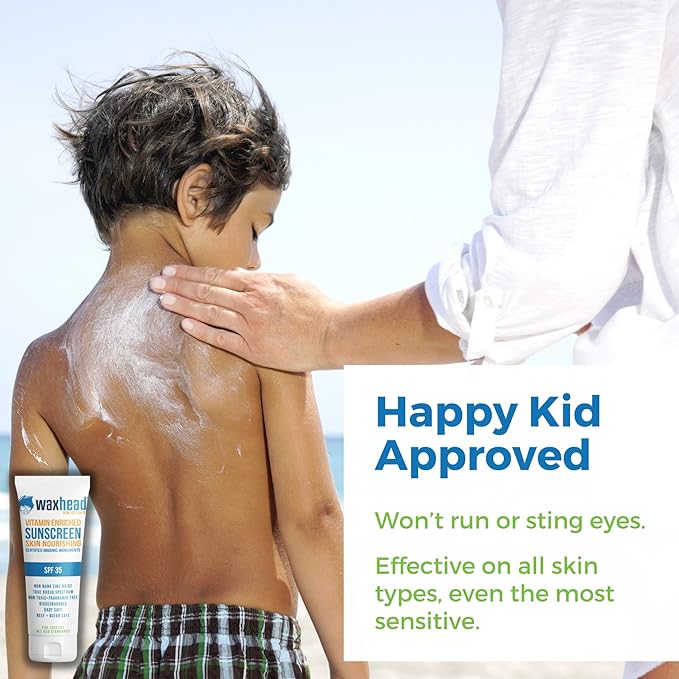 Waxhead Mineral Sunscreen, Non Nano Zinc Oxide Sunscreen, Non Toxic Sunscreen, Natural Sunscreen, Tattoo Sunscreen, Biodegradable Sunscreen, Sun Block, Zinc Sunscreen