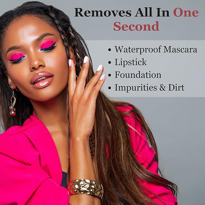 Makeup Remover, makeup melting Cleansing Balm, Waterproof Makeup Remover with Ceramides, Vit E & Hyaluronic-Acid, Hydrating and Gentle Cleanser for Norished Skin, Big Size 3.5 fl oz