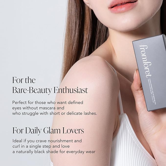 Intensive Eyelash Serum for Thicker, Longer Eyelashes, Korean Black Tinting Eyelash Boost Serum (0.3 Fl Oz / 9ml)