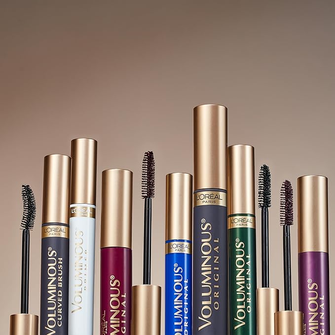 L’Oreal Paris Makeup Voluminous Original Volume Building Waterproof Mascara, Carbon Black, 0.23 Fl Oz