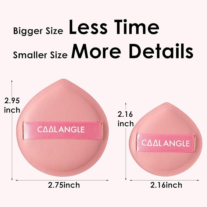 5Pcs Pink Makeup Sponge For Foundation Concealer And Powder, latex free Blender Sponge For Natural And Easy Makeup Soft Long-lasting And Beginner-friendly, Medium
