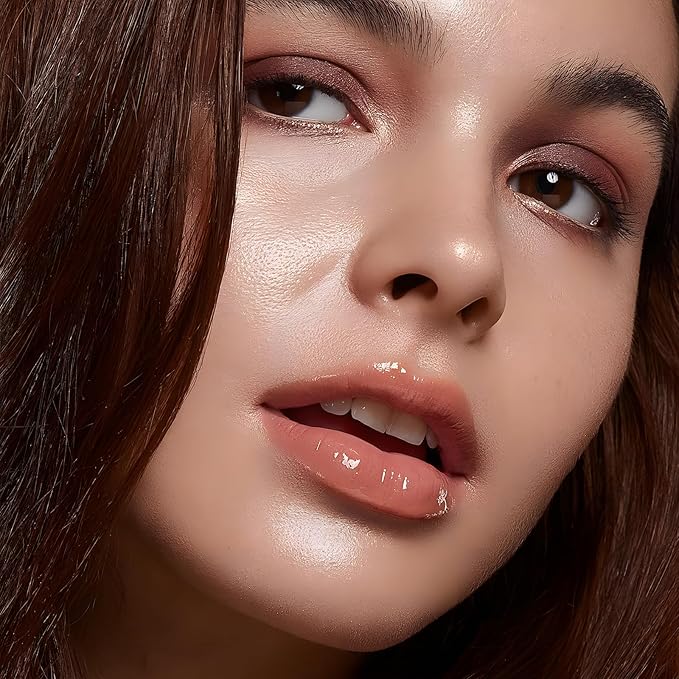 Deep Hydrating Lip Butter Balm | Plump & Nourish with Shea Butter, Vitamin E, Peptides & Hyaluronic Acid | Vegan, Non-Sticky, Anti-Aging Lip Treatment Care | 2-Pack (Clear-Unscented)