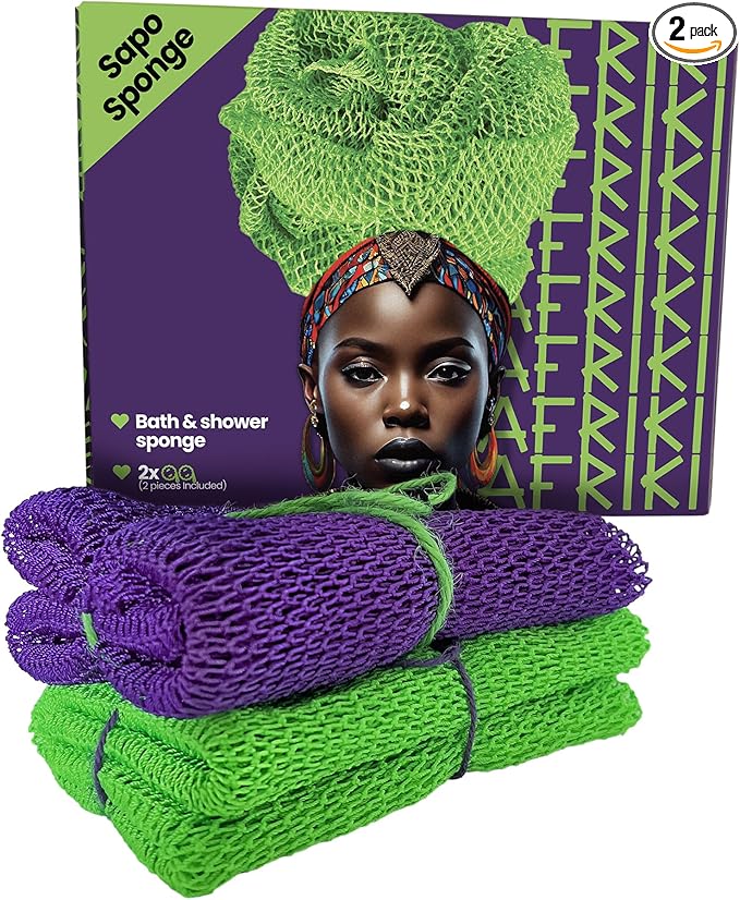 Afriki african net sponge exfoliating