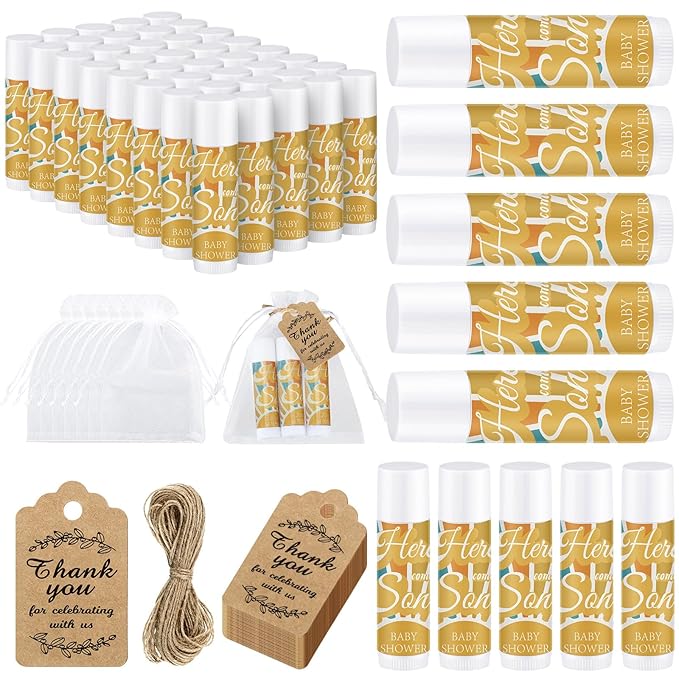 Demissle 50 Pcs Baby Shower Lip Souvenirs(Colorful