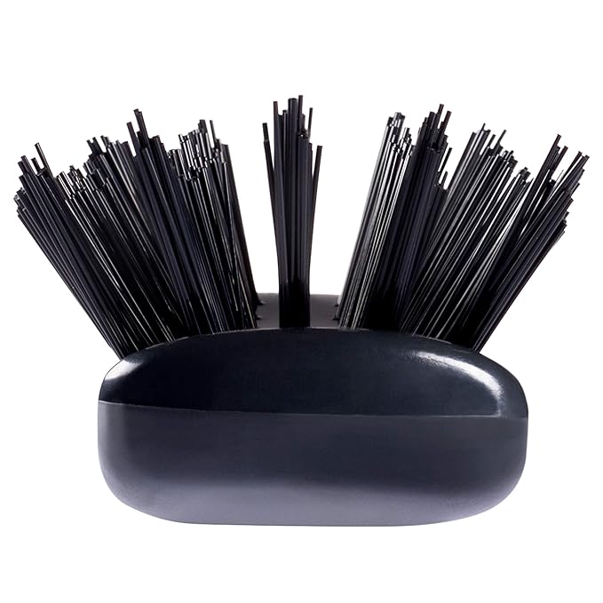 Stanley Commander for Her Hairbrush – Detangling Brush for Wet or Dry Hair – Nylon Bristles Reduce Frizz – Scalp Massager Hair Brush for Thick, Thin, Curly, Straight Hair (Black)