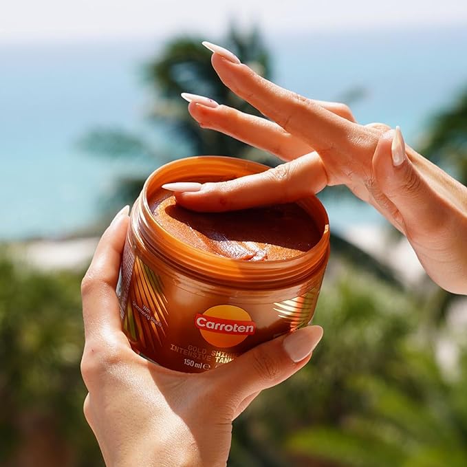 Carroten Gold Shimmer Intensive Tanning Gel SPF0- Shimmering - Pack of 2