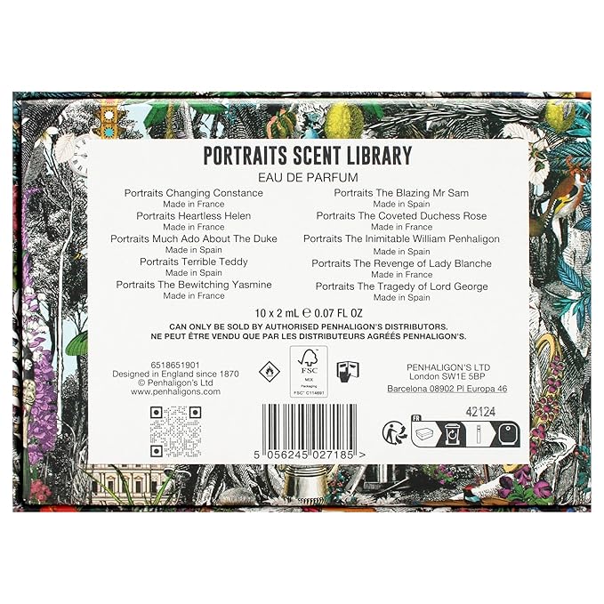 Penhaligon's Portraits Scent Set Perfume for Women and Men - 10 Piece Mini EDP Gift Set