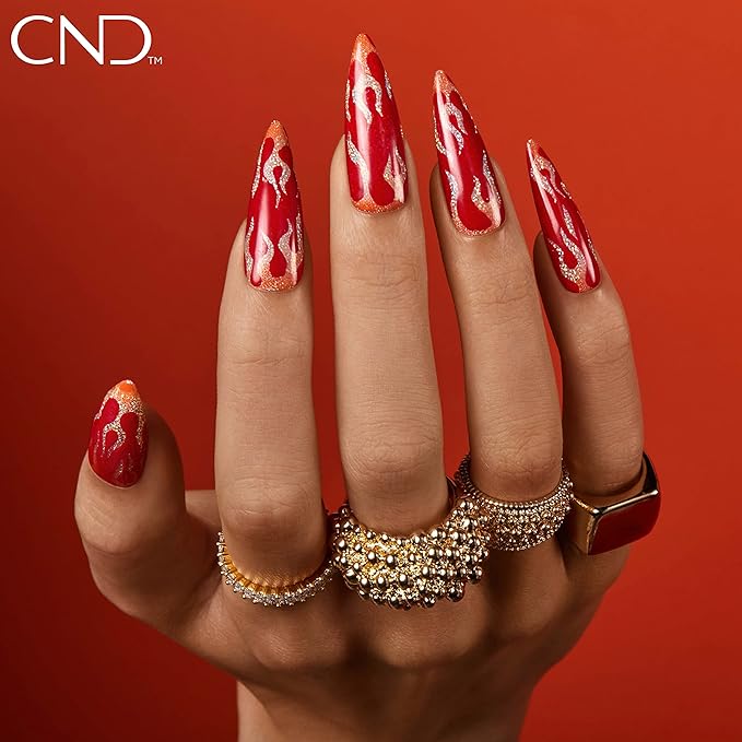 CND Vinylux Longwear Red Nail Polish, Gel-like Shine & Chip Resistant Color, Hollywood, 0.5 fl. oz