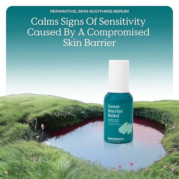 KraveBeauty Hydration Duo – Great Barrier Relief + Oat So Simple Moisturizer, Korean-Inspired Hydrating & Calming Skincare Duo, Vegan & Cruelty-Free, 1.52 fl oz + 2.7 fl oz