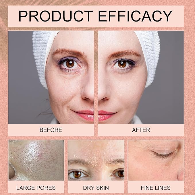 2025 Collagen Overnight Wrapping Peel Off Facial Mask with Jelly Brush, Elasticity & Hydration, Natural Ingredients for Firmer Skin, Reduces Sagging & Dullness, Korean Skin Care（75ml, 2.54 fl.oz)