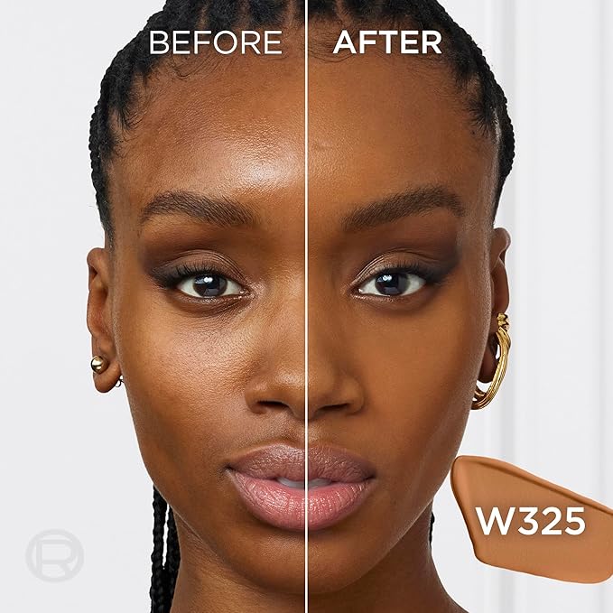 L'Oreal Paris Infallible Skin Ink 2-in-1 Foundation Concealer Hybrid Face Makeup, up to 48HR Transfer-Resistant with Buildable Light to Full Coverage, 325 Tan Warm