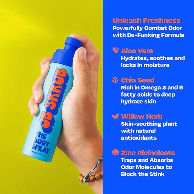 The Body Spray for Kids, Tween & Teen Boys with Citrus Scent - Body Odor Eliminator - Elevate Confidence with a Perfect Dose of Freshness - 5 fl.oz.