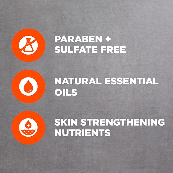 DOVE MEN + CARE Body Wash Blood Orange to Rebuild Skin in the Shower with Plant-Based Cleansers and Moisturizers 26 fl oz