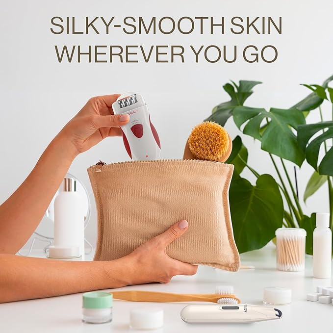 Epilady Hair Removal Device Bundle | Legend Series 2 – Rechargeable Hair Remover for Women | Epi-Wand – Facial Hair Removal for Women | Epilator for Women and Peach Fuzz Remover for Women