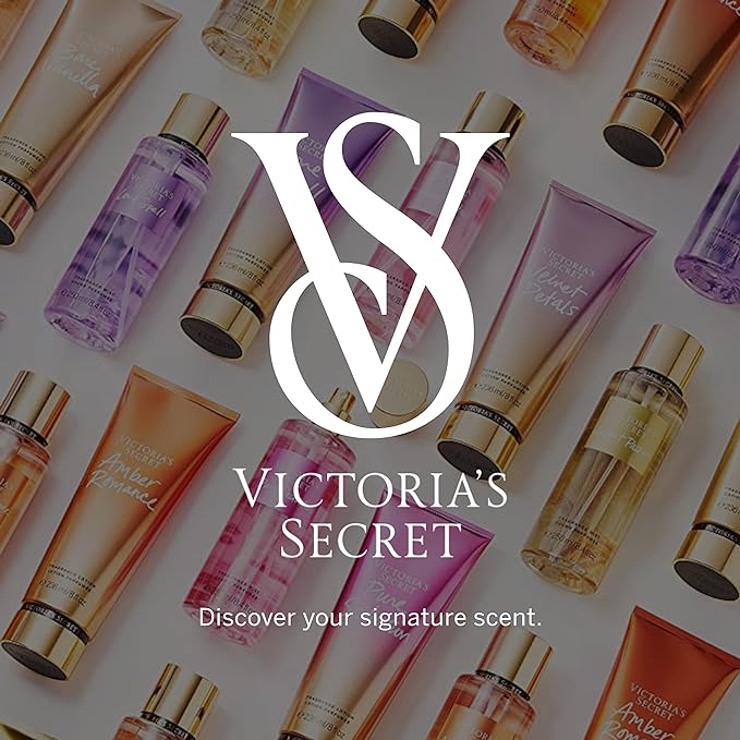 Victoria's Secret Fragrance Mist Collection 4 Piece Shimmer Mini Gift Set, Assorted Scents