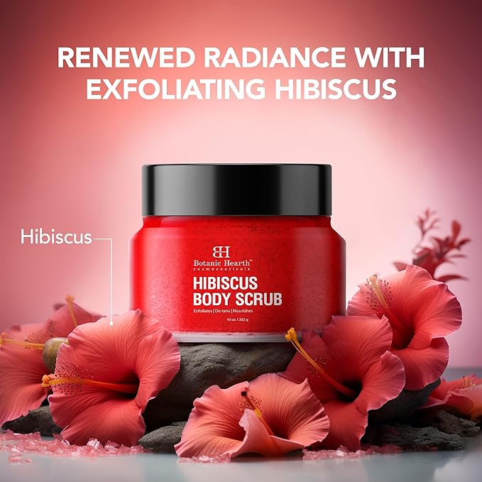 Botanic Hearth Hibiscus Body Scrub Exfoliator