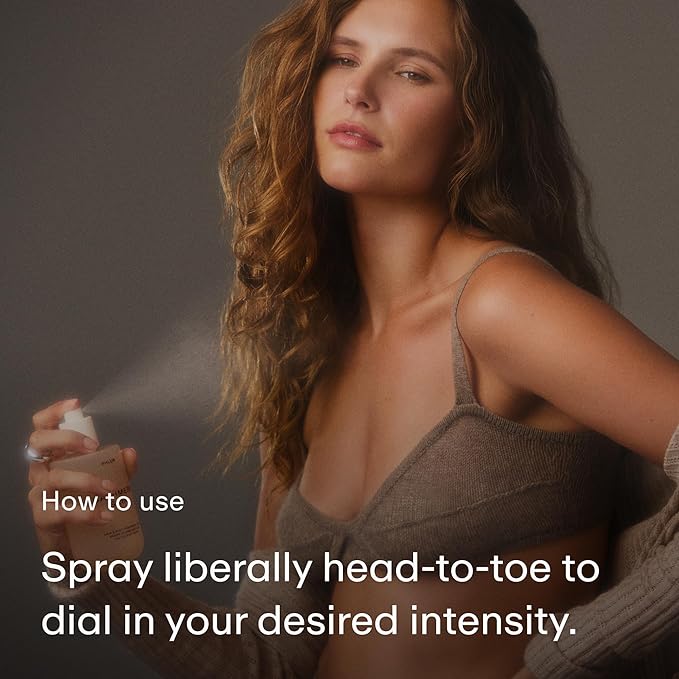 PHLUR Cashmere Skin Body Mist - Hair & Body Fragrance Mist - Body Spray with Cashmere, Cream, Vanilla, Almond, Santal, & Musk (8 Fl Oz)