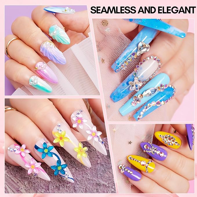 Makartt Nail Rhinestone Glue for Nails- 60ML Super Strong Gel Glue for Rhinestones, 3D Art Charm Decorations Bling Gem Bow Jewels Crystals Beads Diamonds Pearls, Beauty Gift, UV Lamp Need