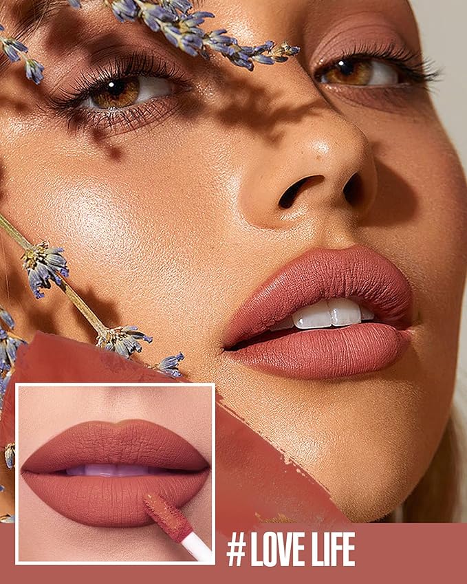 Orange Red Lipstick Long Lasting Lipsticks for Women Smudgeproof Transferproof Cruelty Free Lip Makeup, 902 Love Life