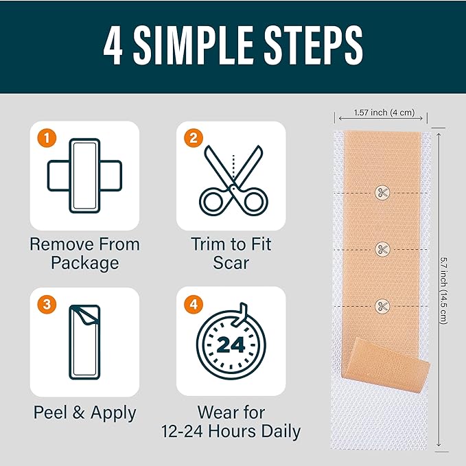 NUVADERMIS Silicone Scar Sheets ? Extra