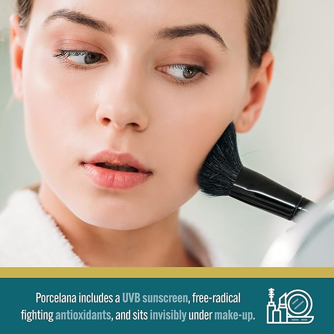 Porcelana Daytime Hydration Skin Lightening Cream For Face & Body [New Formula] - Fades Dark Spots & Evens Skin Tone - Moisturizer for Age Spots, Sun Spots, Acne Scars, Melasma & Discoloration(2 Pack)