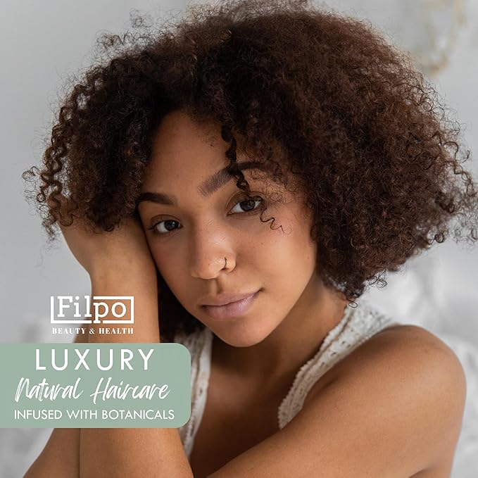 FILPO Coconut Milk Hair Mask - Deep Conditioning with Coconut Oil and Argan Oil for Dry, Damaged, Curly Hair Growth & Sulfate Free Hair Care