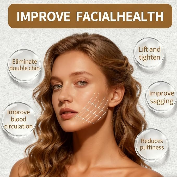 Lymphatic Contour Face Brush, Lymphatic Drainage Massager for Face, Ergonomically Designed to Fit The Skin Precisely (1PCS)