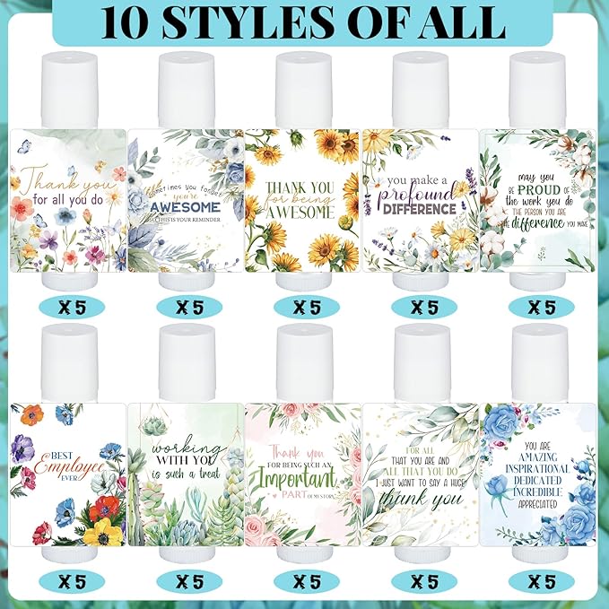 50 Pcs Inspirational Gifts Lip Balms Styles