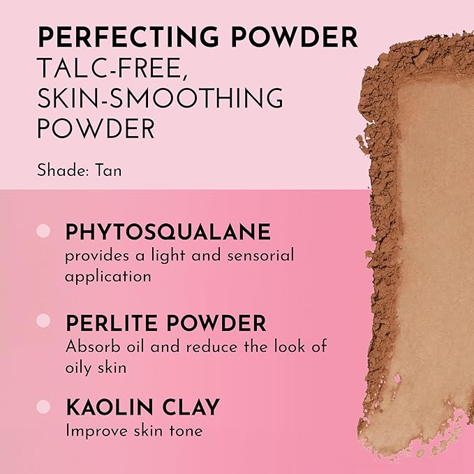LAWLESS Women's Talc Free Skin Smoothing Powder, Tan, 0.32 oz / 9.1 g