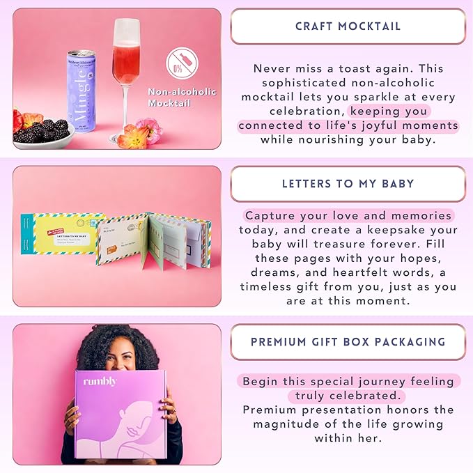 2nd Trimester Mom-to-Be Essentials Box - Gift for Expecting Moms - Care Package with Essential New Mommy Items & Pregnancy Must-Haves