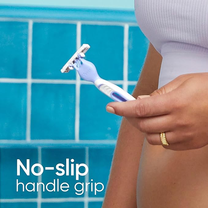 Gillette Venus Women's Disposable Razors for Pubic Hair and Skin, Bikini Razors for Women, 6ct